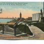 Juneau Park looking South from Spanish Cannon Milwaukee Wisconsin Postcard