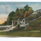 Stairway Lake Park Milwaukee Wisconsin Postcard
