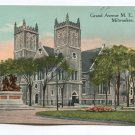 Grand Avenue M E Church Milwaukee Wisconsin Postcard