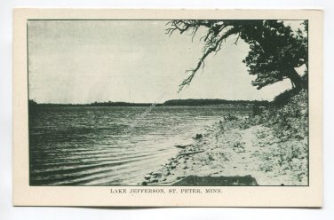 Lake Jefferson St Peter Minnesota Postcard