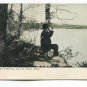 Viewing Lake Jefferson near St Peter Minnesota Postcard
