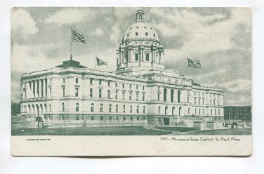 Minnesota State Capitol St Paul Minnesota Postcard