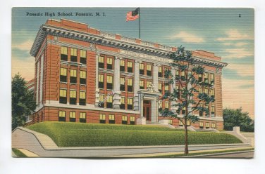Passaic High School Passaic New Jersey Postcard