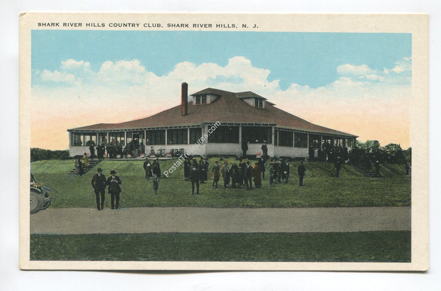 Shark River Hills Country Club Shark River Hills New Jersey Postcard