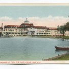 Hotel New Monmouth from the lake Spring Lake New Jersey Postcard