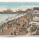 Boardwalk showing Million Dollar Pier in the Distance Atlantic City New Jersey Postcard