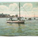 Club Yachts Highland Beach New Jersey Postcard