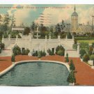 Sunken Garden Georgian Court Lakewood New Jersey Postcard