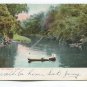 Boating on the Passaic River New Jersey Postcard