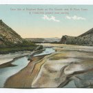 Dam Site at Elephant Butte on Rio Grande near El Paso Texas Postcard