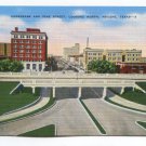 Underpass and Pine Street looking North Abilene Texas Postcard