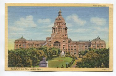 State Capitol Austin Texas Postcard