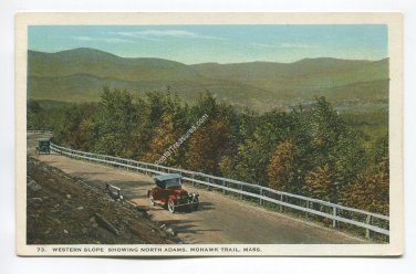 Western Slope showing North Adams Mohawk Trail Massachusetts Postcard