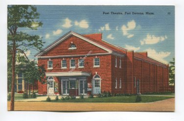 Post Theatre Fort Devens Massachusetts Postcard