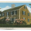 An Old Cape Cod House Cape Cod Massachusetts Postcard