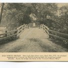 Old North Bridge Massachusetts Postcard