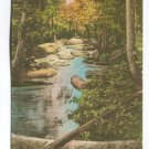 Lovers Retreat Brook East Northfield Massachusetts Postcard