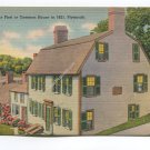 Site of the First or Common House in 1621 Plymouth Massachusetts Postcard Site of the First or Common House in 1621 Plymouth Massachusetts Postcard