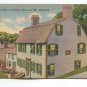 Site of the First or Common House in 1621 Plymouth Massachusetts Postcard