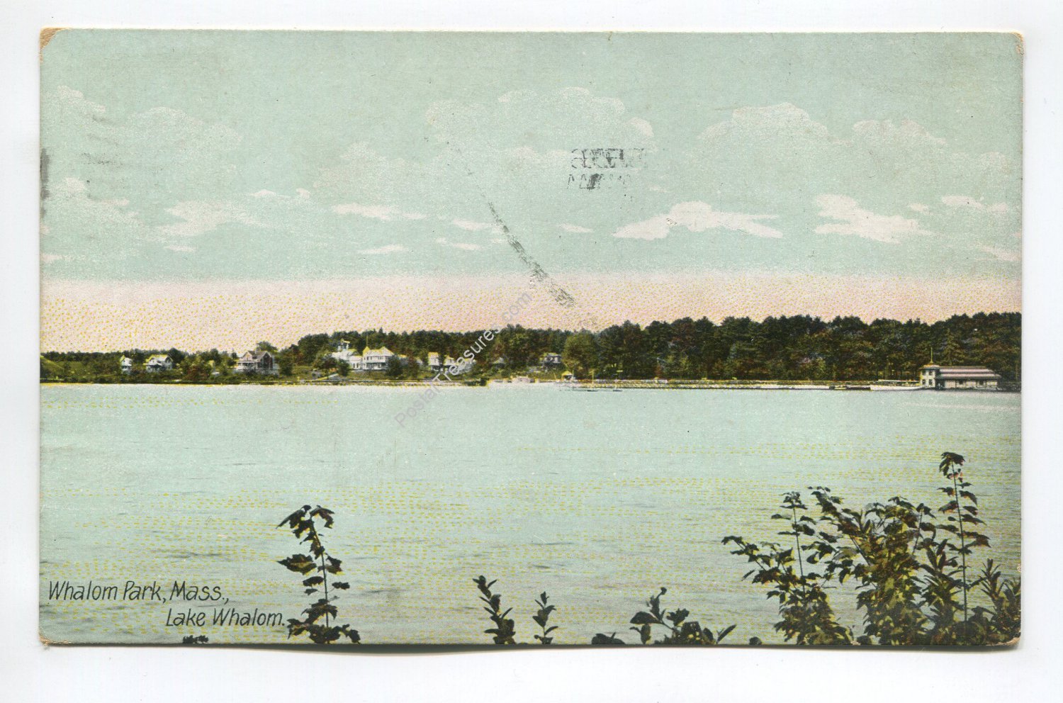 Lake Whalom Whalom Park Massachusetts Postcard