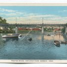 Preston Bridge Shetucket River Norwich Connecticut Postcard