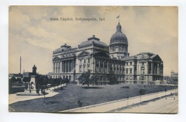 State Capitol Indianapolis Indiana Postcard