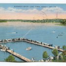 Bledsoes Beach Lake James Angola Indiana Postcard