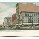 Washington Street Looking West from Meridian Street Indianapolis Indiana Postcard