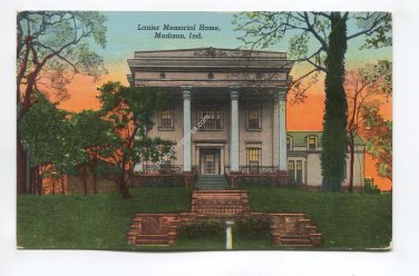 Lanier Memorial Home Madison Indiana Postcard