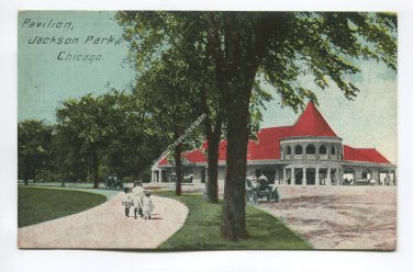 Pavilion Jackson Park Chicago Illinois Postcard