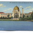 Garfield Park Lagoon and Administration Building Chicago Illinois Postcard