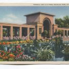 Pergola and Lily Pond Douglas Park Chicago Illinois Postcard