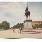 Grand Boulevard and Washington Monument from Washington Park Chicago Illinois Postcard Grand Boulevard and Washington Monument from Washington Park Chicago Illinois Postcard