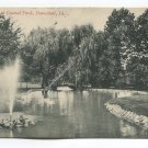 Lake at Central Park Davenport Iowa Postcard