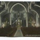 Interior Saint Anns Church Youngstown Ohio Postcard