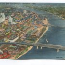 Ohio River and The Four Bridges Cincinnati Ohio Postcard