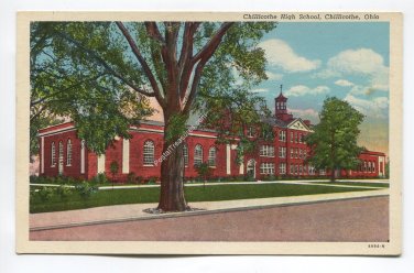 Chillicothe High School Chillicothe Ohio Postcard