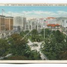 View of Pershing Square showing Biltmore Hotel Los Angeles California Postcard View of Pershing Square showing Biltmore Hotel Los Angeles California Postcard