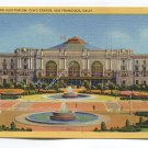 Exposition Auditorium Civic Center San Francisco California Postcard
