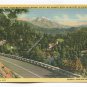 Pacific Highway Sacramento River Canyon California Mt Shasta in distance Postcard
