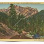Castle Crag State Park from US Highway 99 Sacramento Canyon California Postcard