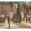Van Wickle Gates of Brown University Providence Rhode Island Postcard