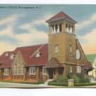 Saint Philomenas Church Narragansett Rhode Island Postcard