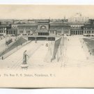 New R R Station Providence Rhode Island Postcard New R R Station Providence Rhode Island Postcard