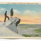 Mid-Winter at Blowing Rock Western North Carolina Postcard