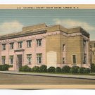 Caldwell County Court House Lenoir North Carolina Postcard