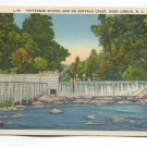 Patterson School Dam on Buffalo Creek near Lenoir North Carolina Postcard