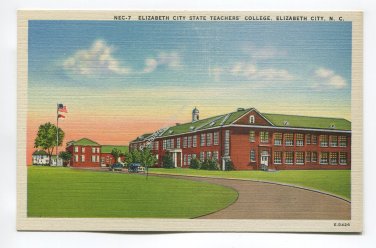 Elizabeth City State Teachers College Elizabeth City North Carolina Postcard