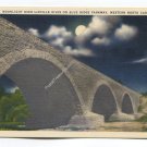 Moonlight over Linville River on Blue Ridge Parkway Western North Carolina Postcard