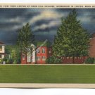 Night-Time View from Campus of Mars Hill College Mars Hill North Carolina Postcard